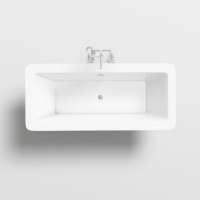 CE Approval white Acrylic bathtub teak bathtubs Arno Model modern freestanding  Bathtubs