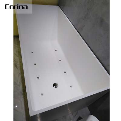 New developed acrylic stone massage bathtub l500mm bathtubs & whirlpools