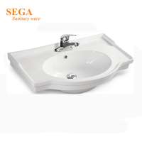 Chaozhou factory washhand bathroom cabinet basin low price  G-8003