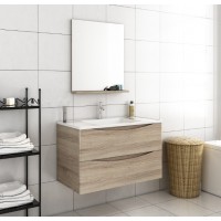 Hangzhou Fame cheap price factory bathroom wash basin cabinet set with mirror