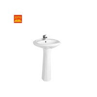 New style Chaozhou bathroom sink wash basins ceramic floor standing wash basin with pedestal